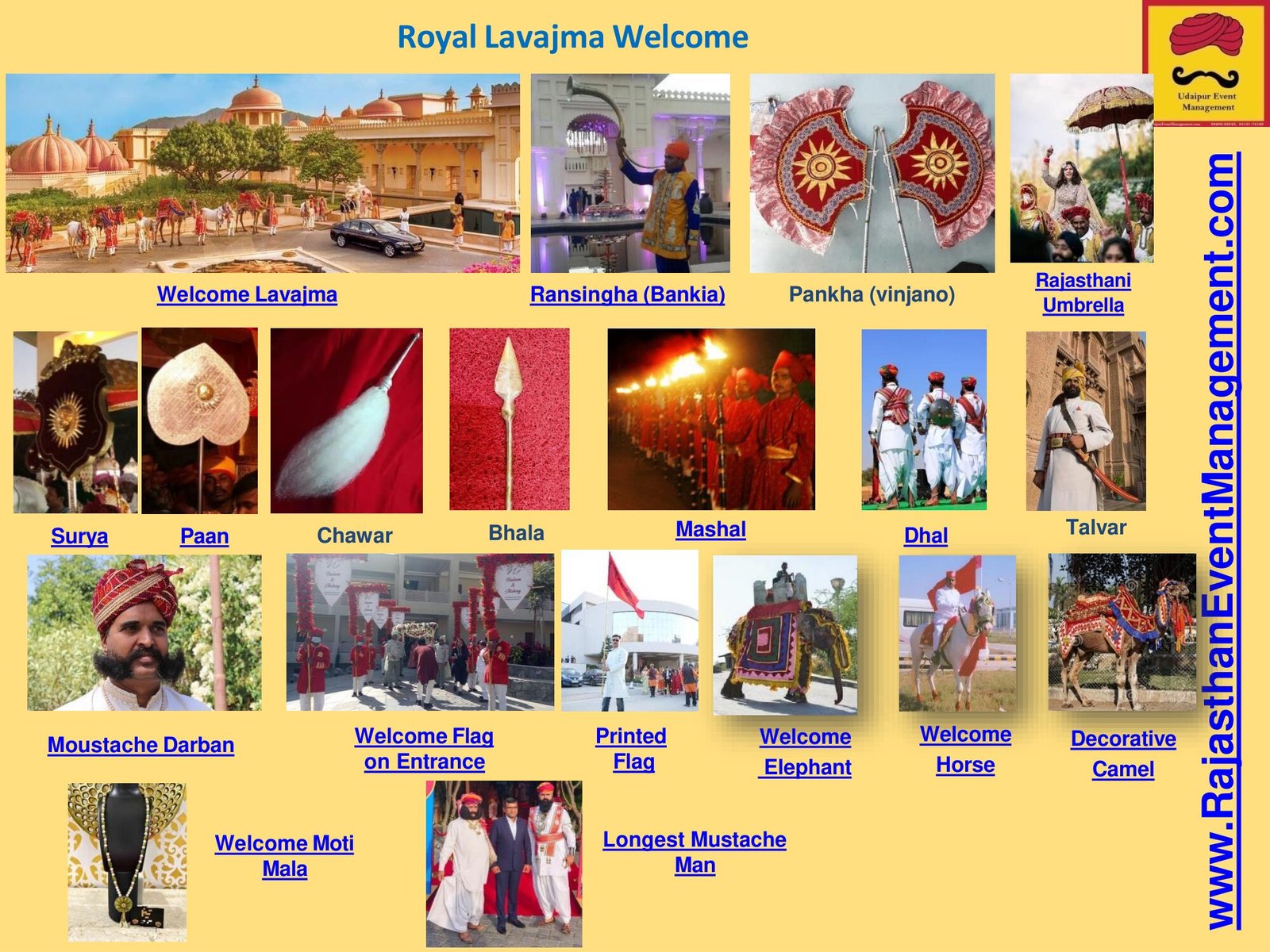 Royal Lavajma Welcome - Rajasthani wedding artist management service