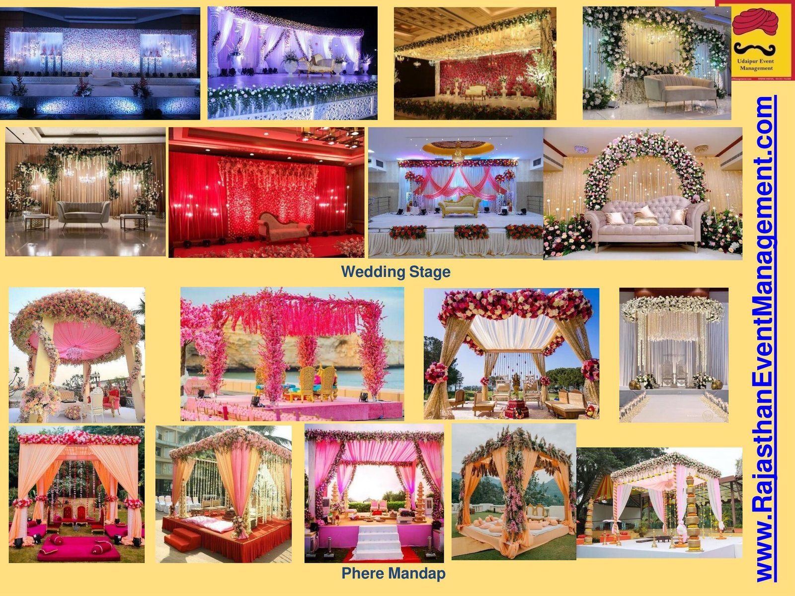Wedding Stage & Phere Mandap - Rajasthani wedding artist management service