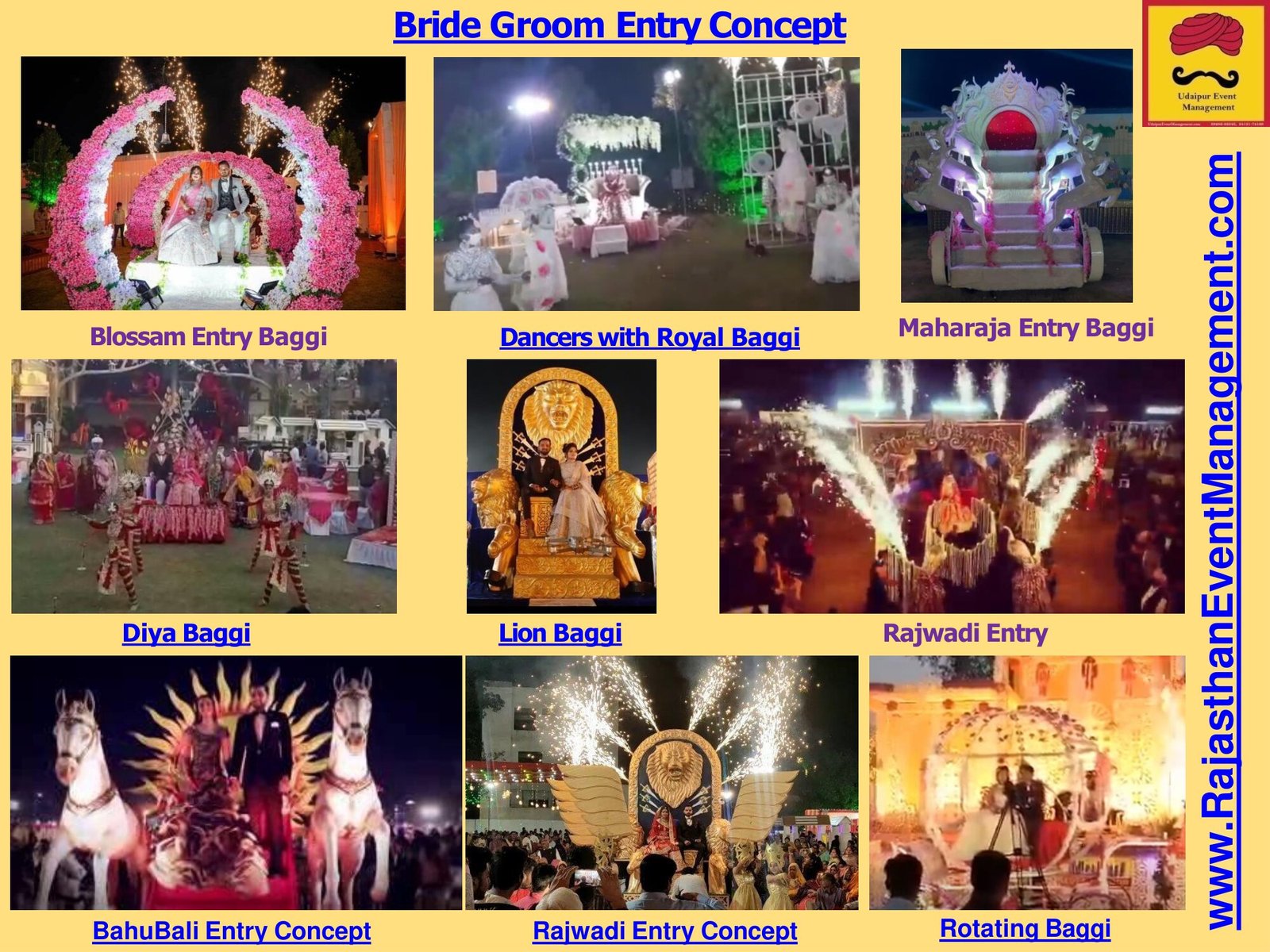 Bride Groom Entry Concept
