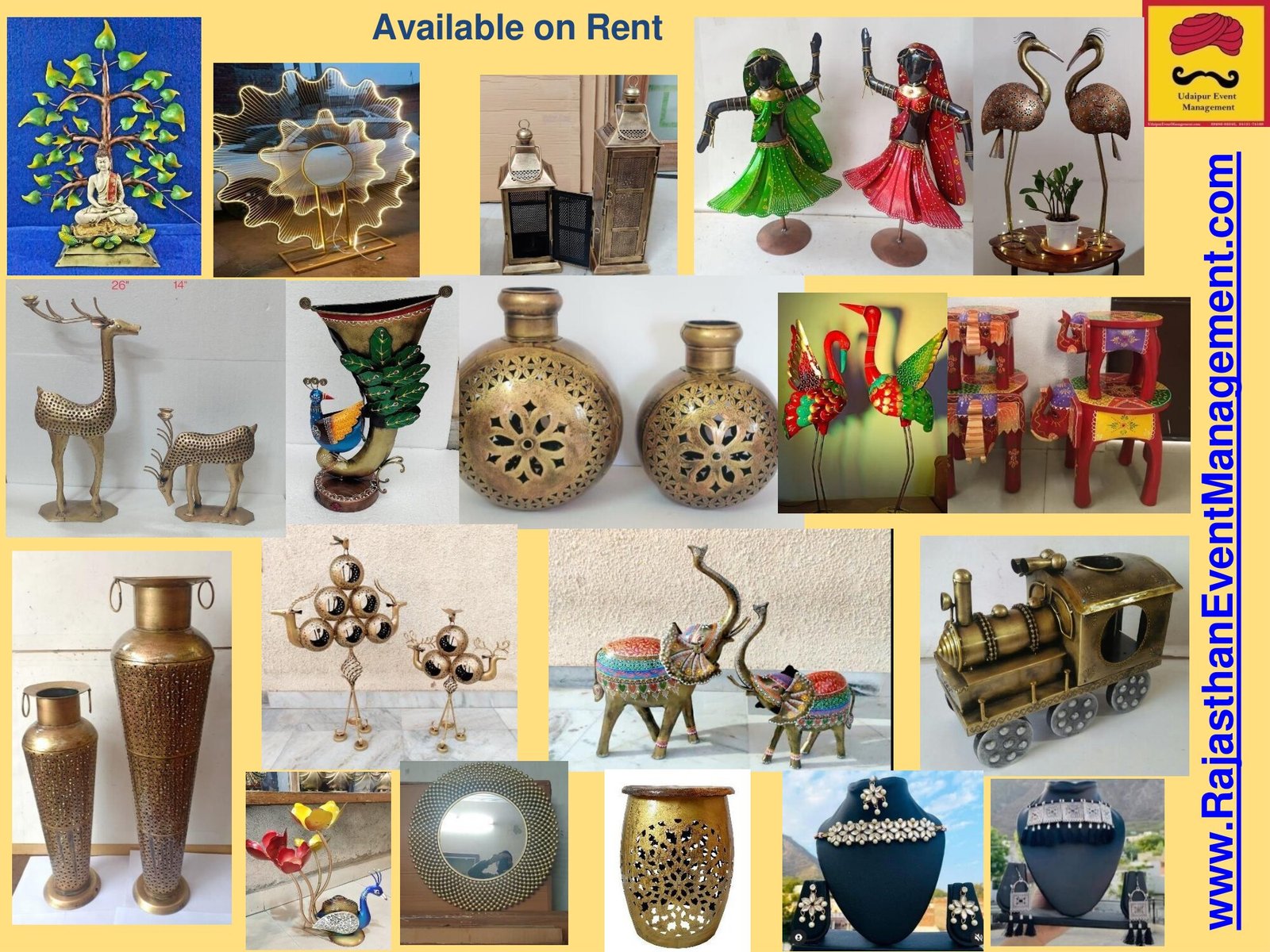 Decorative Props on Rent