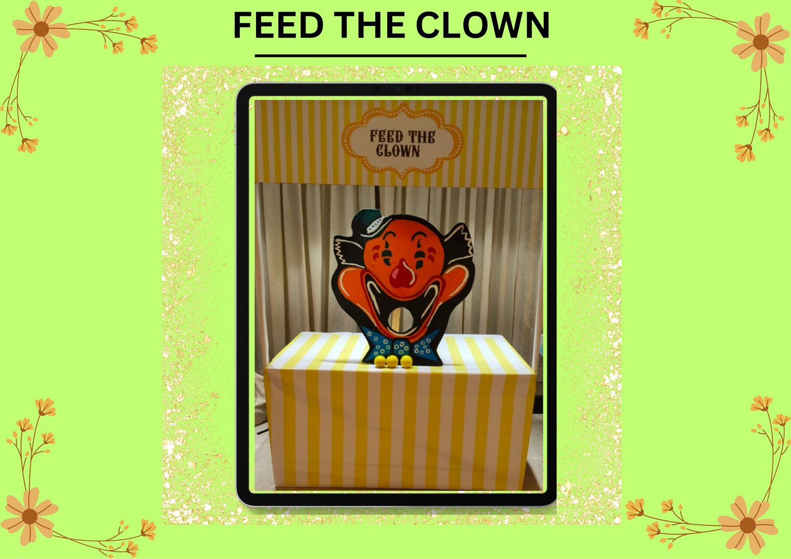 Feed The Clown carnival game