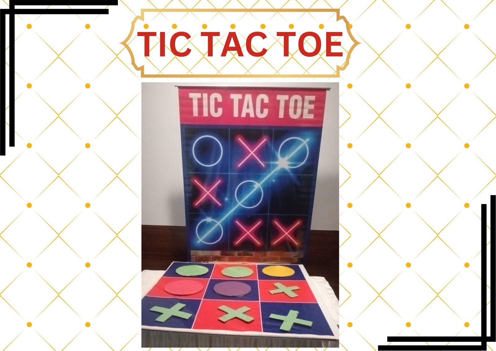 Tic Tac Toe carnival game