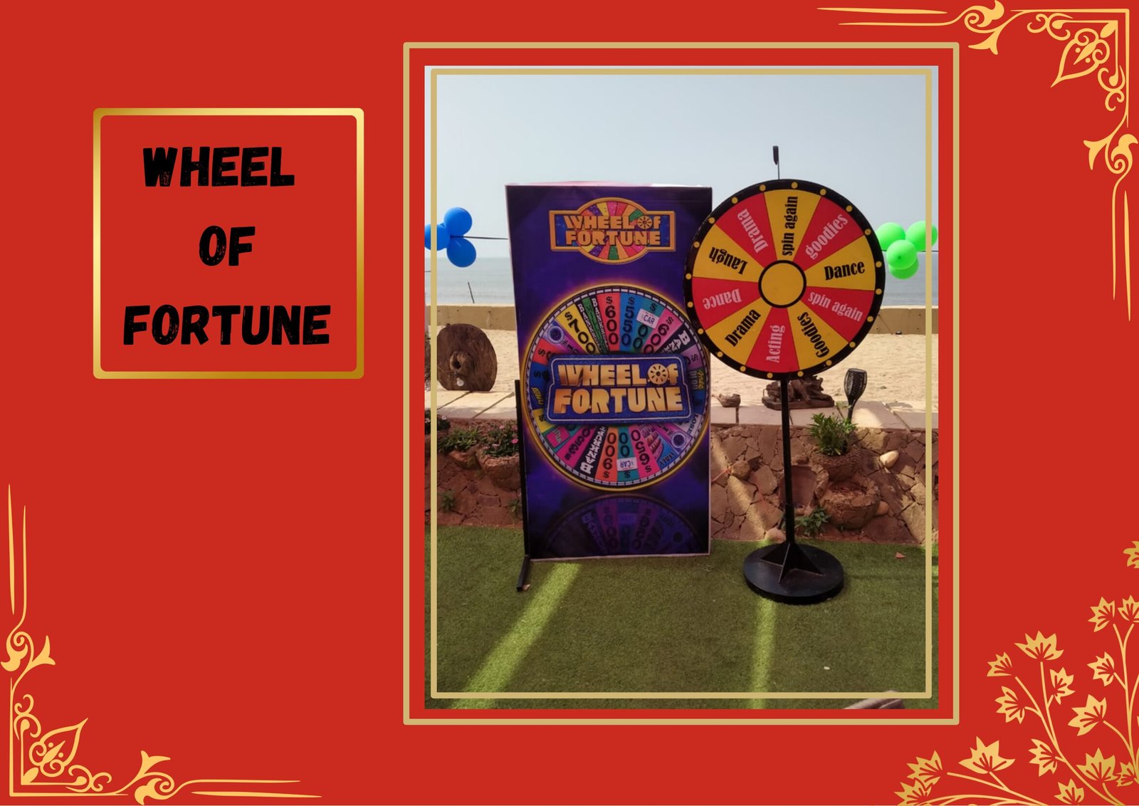 Wheel of Fortune carnival game