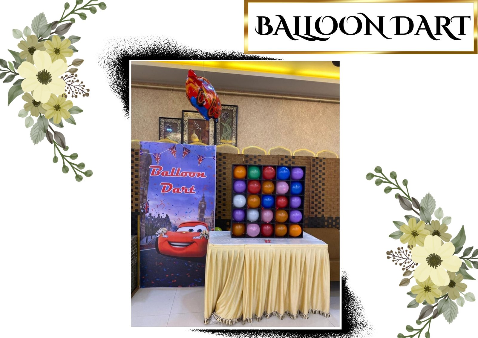 Balloon Dart carnival game