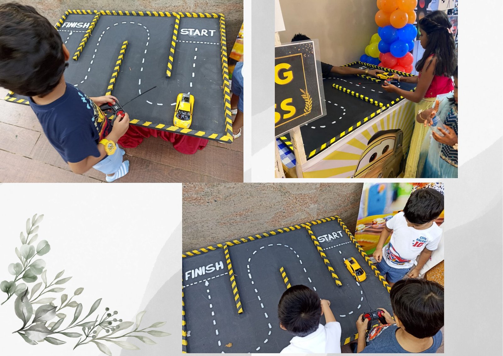 Remote Control Car Racing - carnival game stall for wedding and events