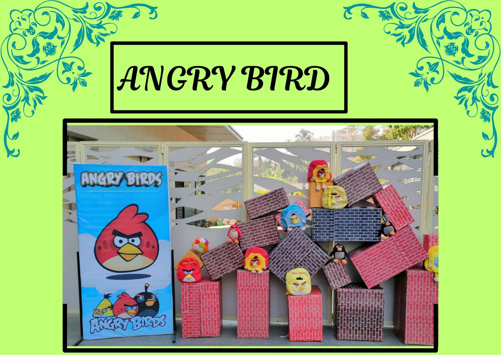 Angry Bird - carnival game stall for wedding and events