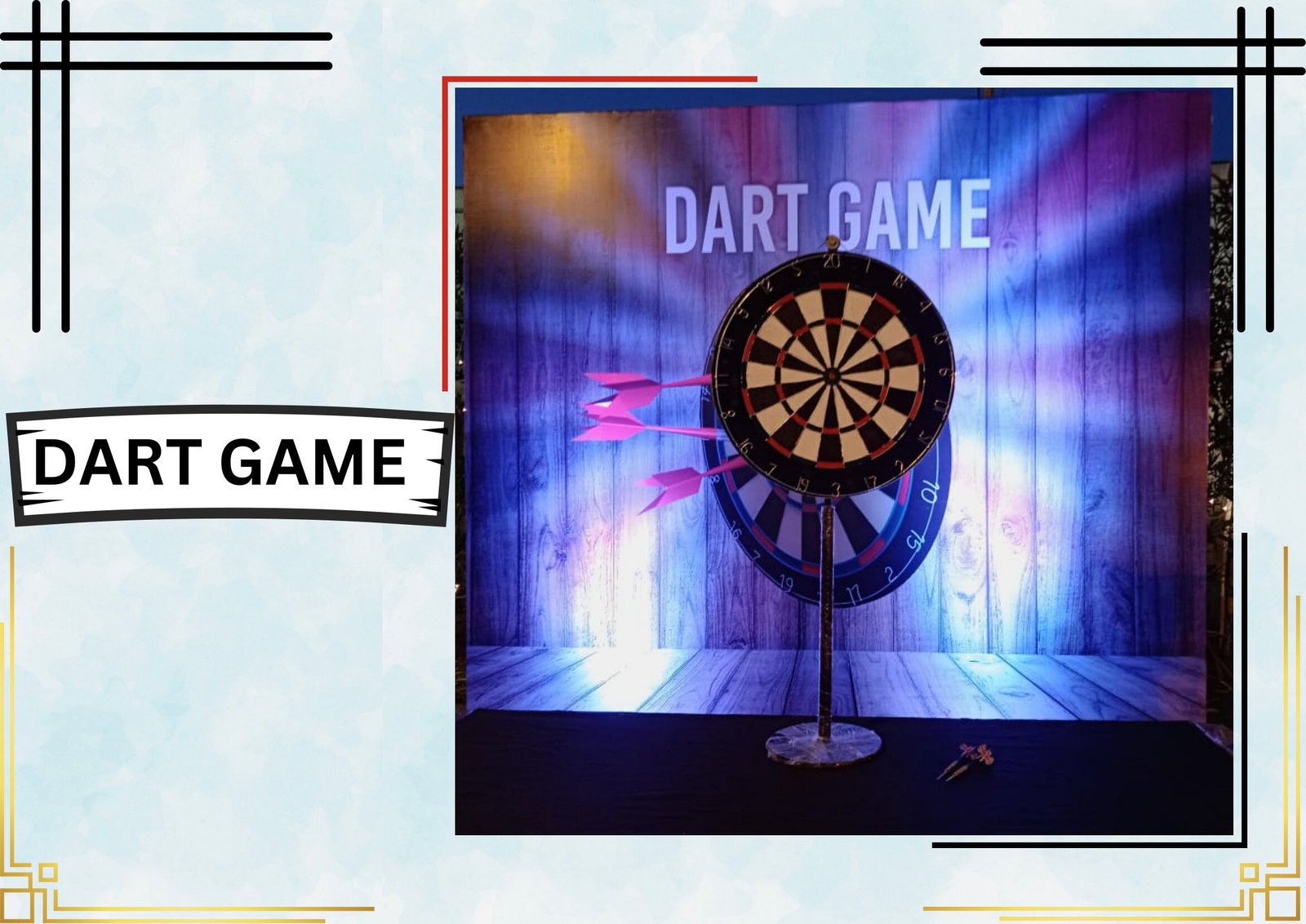 Dart Game - carnival game stall for wedding and events