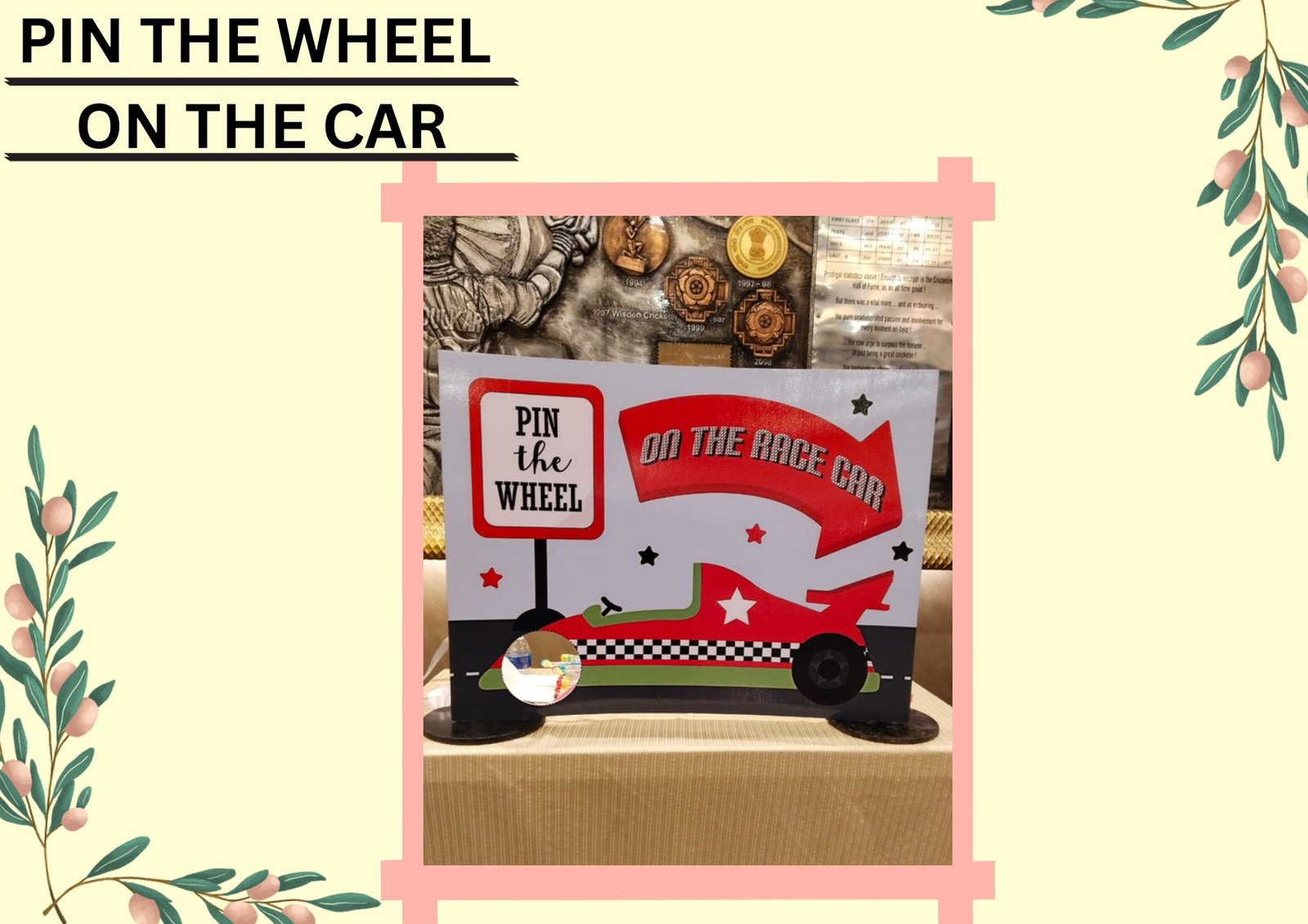 Pin The Wheel On The Car carnival game