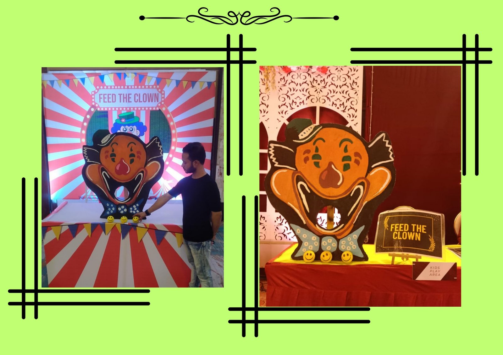 Feed The Clown carnival game
