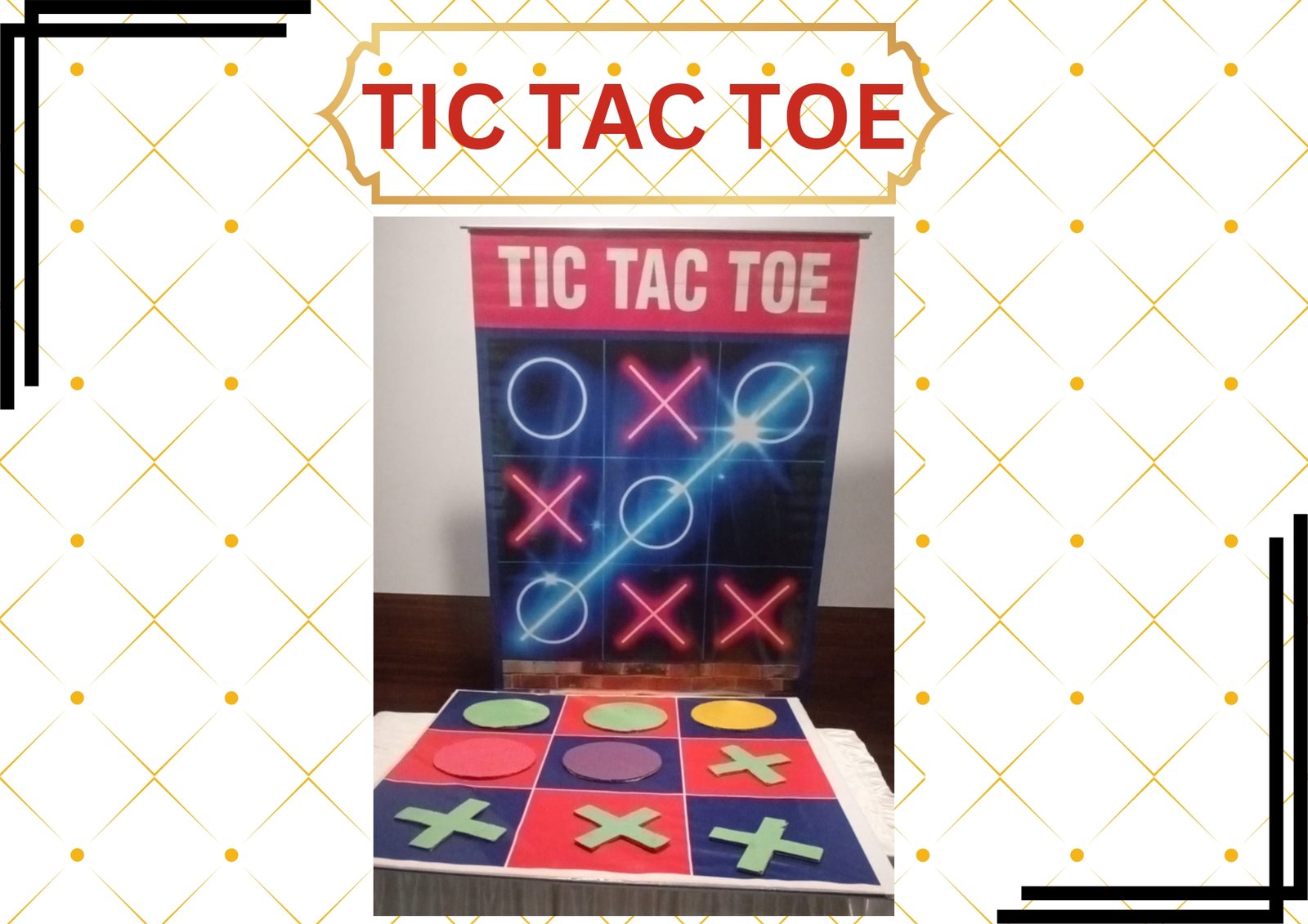 Tic Tac Toe carnival game