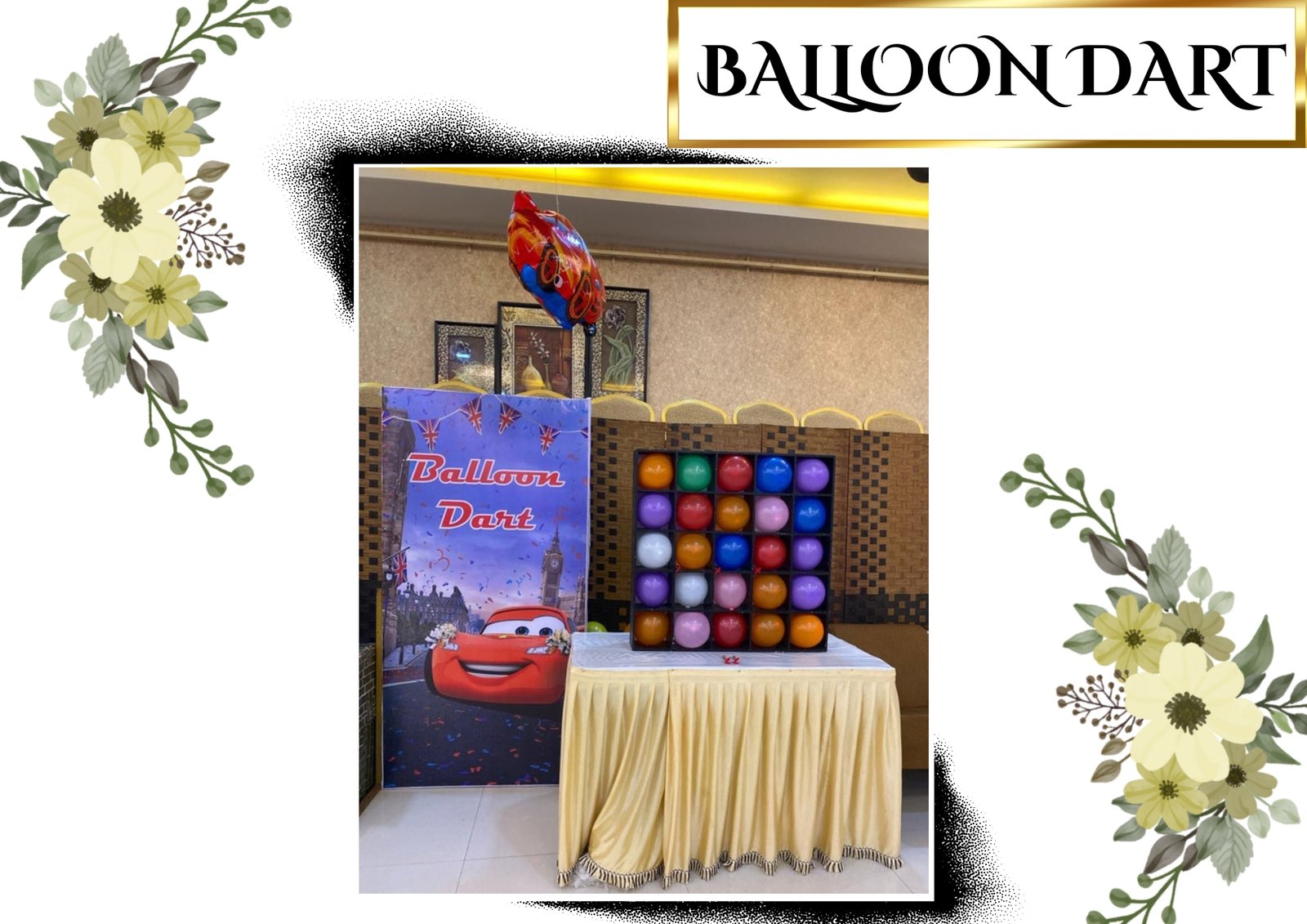 Balloon Dart carnival game