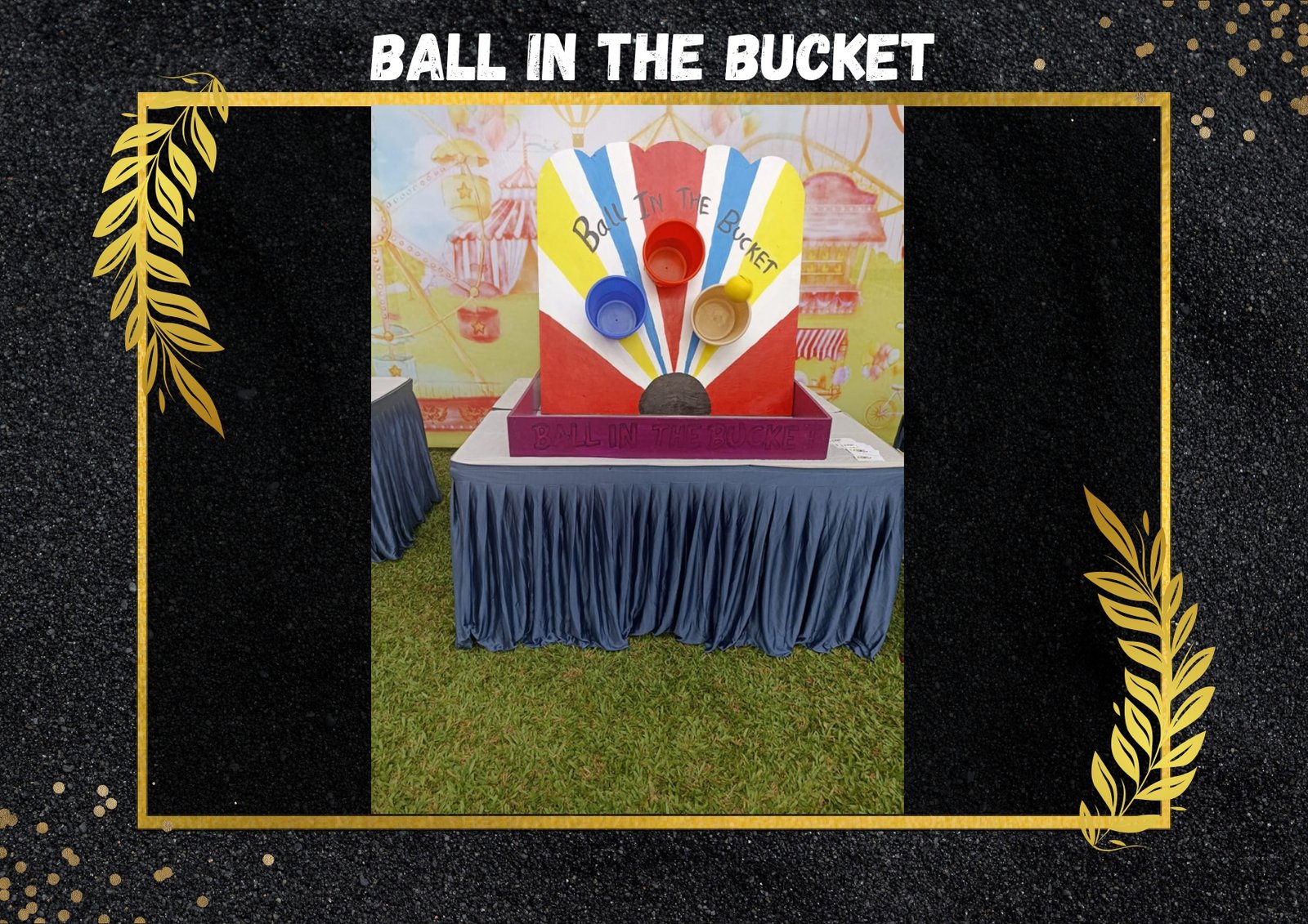 Ball In The Bucket carnival game