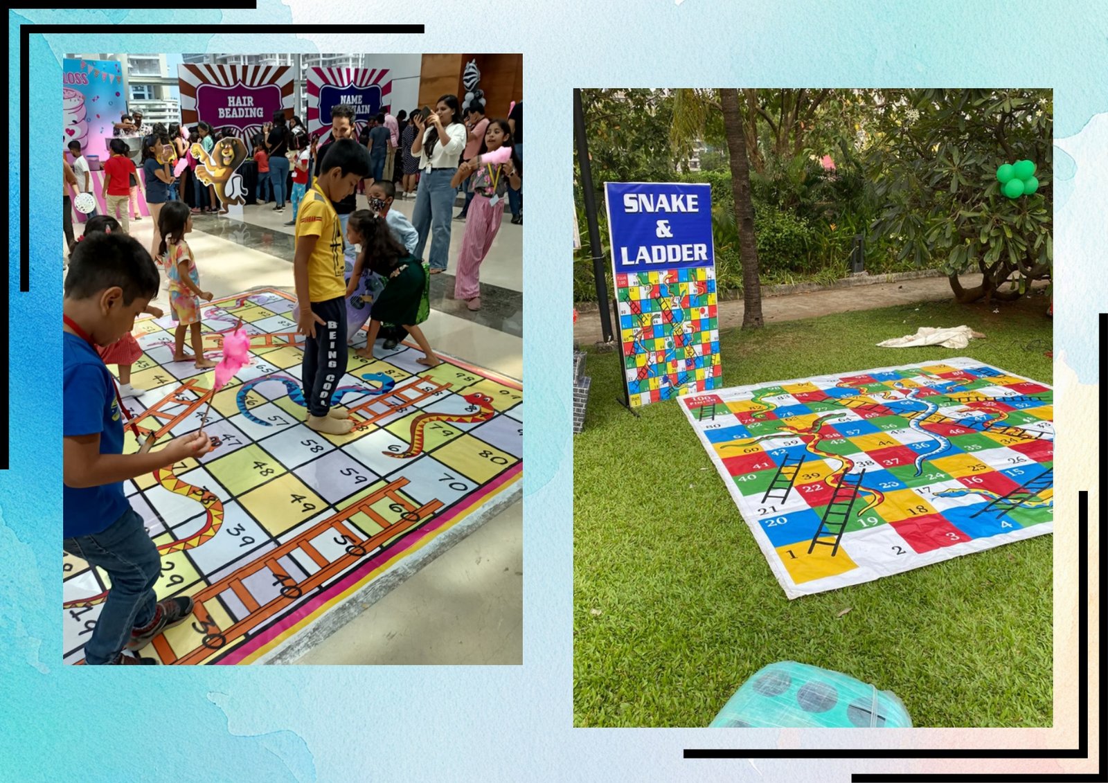 Snake & Ladder carnival game