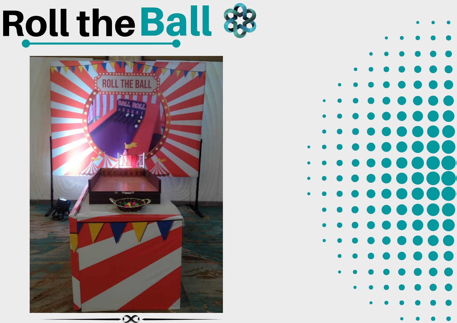 Roll The Ball carnival game