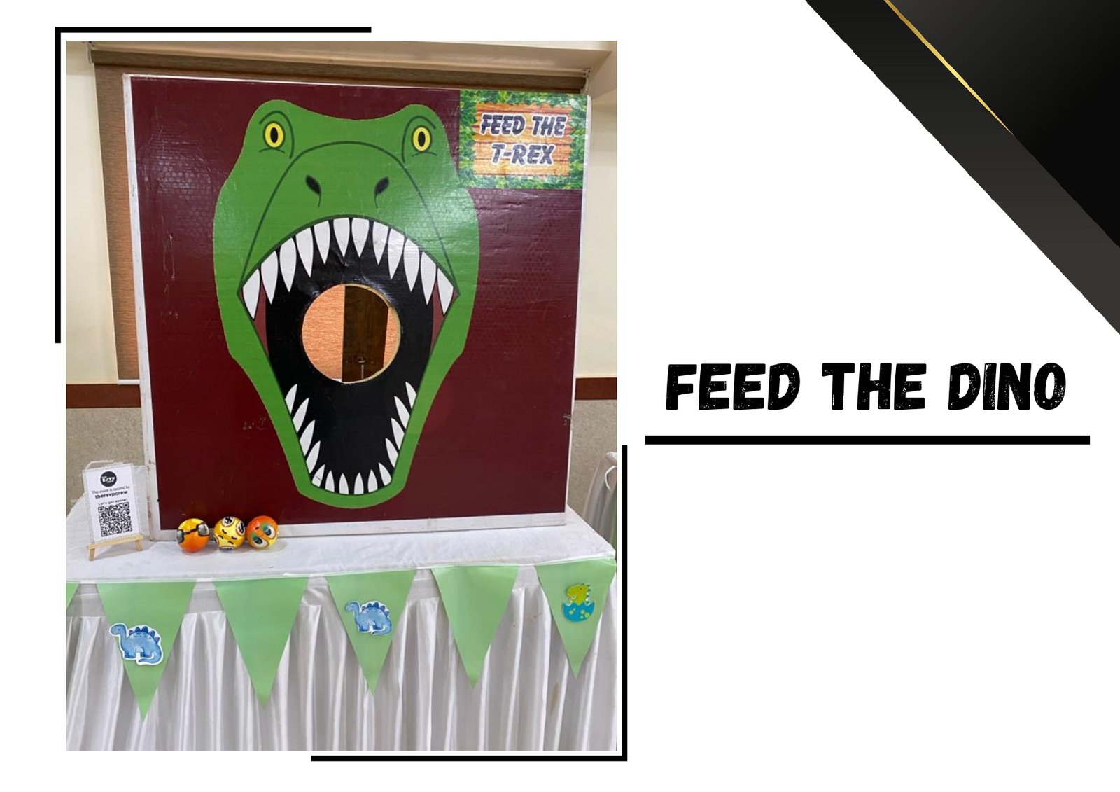Feed The Dino carnival game