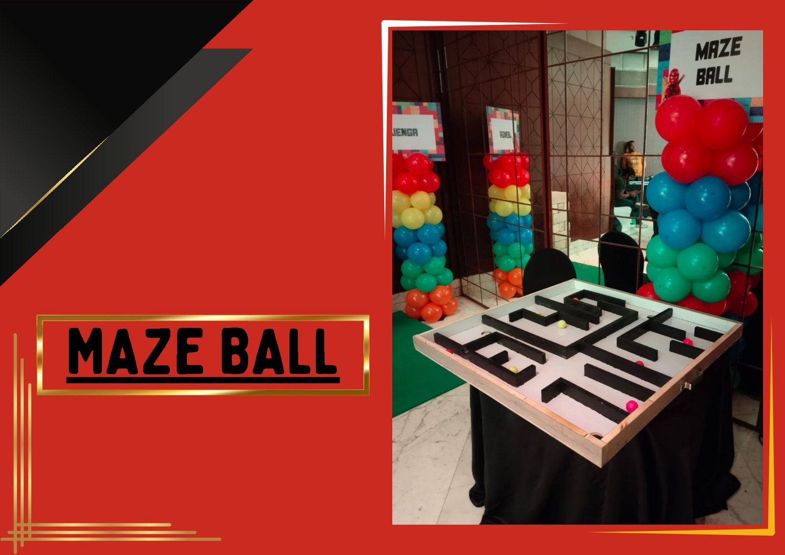 Maze Ball carnival game