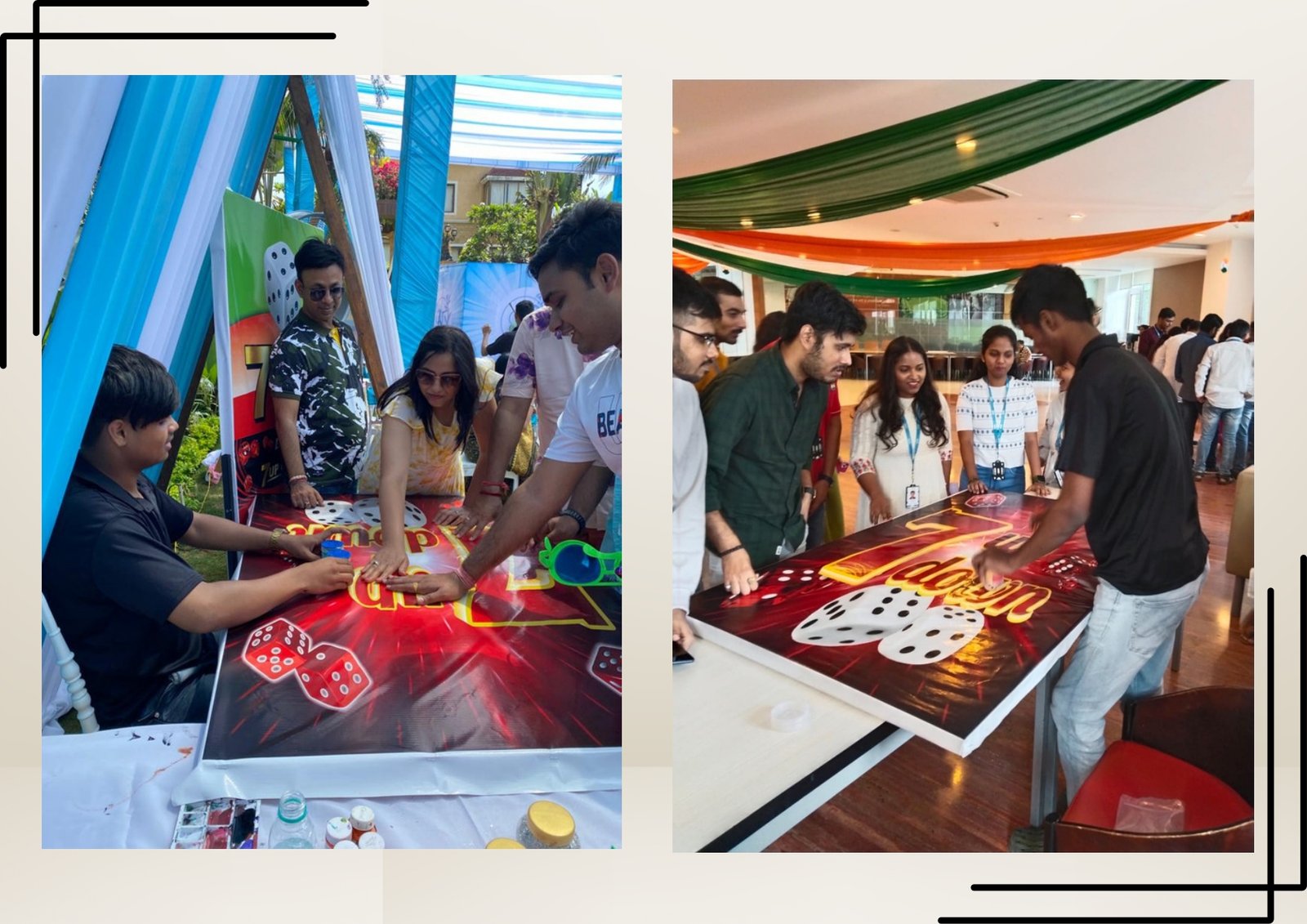 7 Up 7 Down carnival game