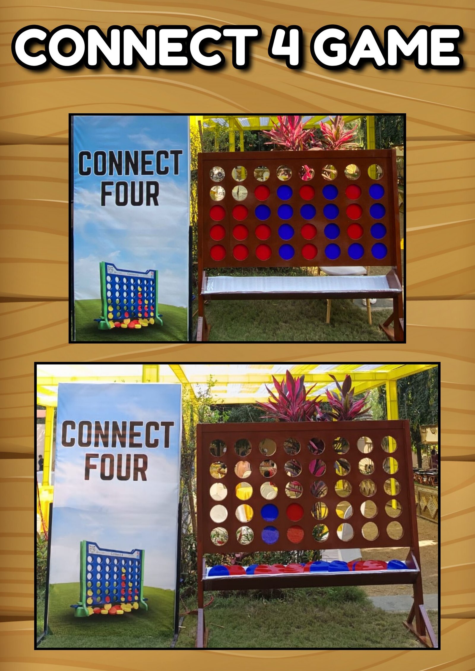 Connect 4 Game carnival game