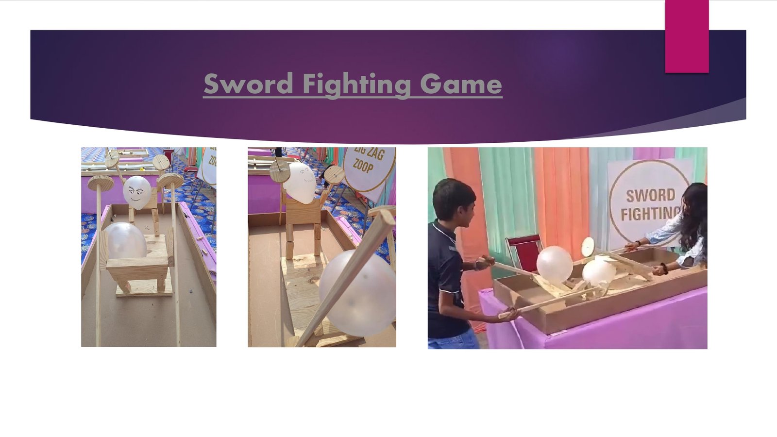 Sword Fighting Game - carnival game stall for wedding and events