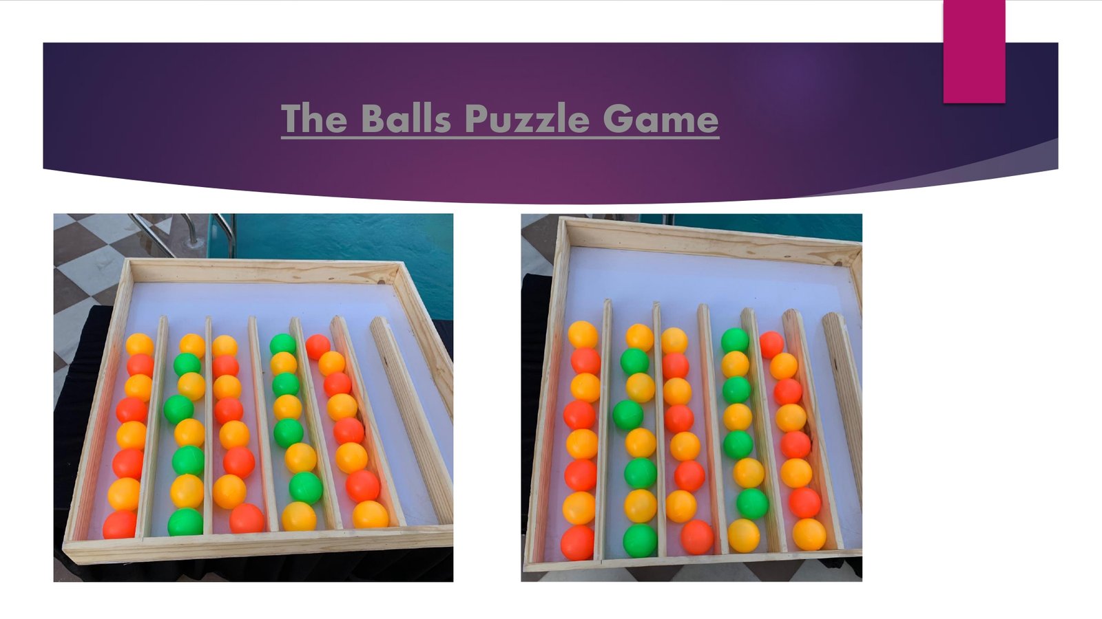 The Balls Puzzle Game - carnival game stall for wedding and events