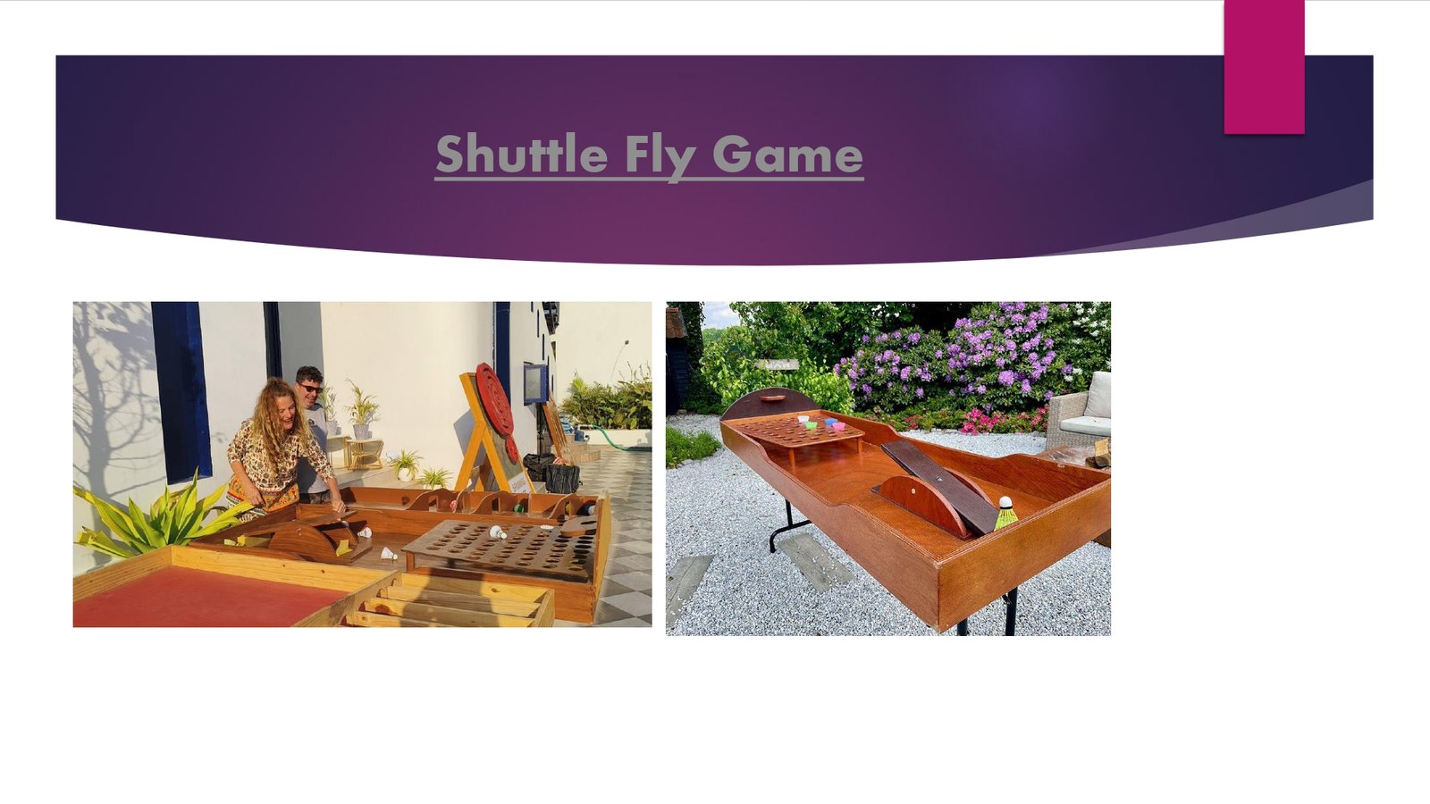 Shuttle Fly Game - carnival game stall for wedding and events