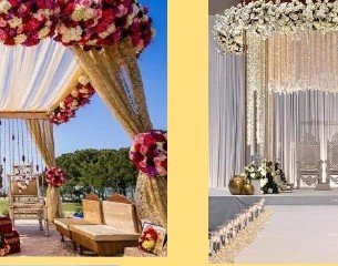 White Garland Mandap - Rajasthan Artist Booking Agency
