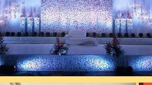 Ornate Pattern Stage - Rajasthan Artist Booking Agency