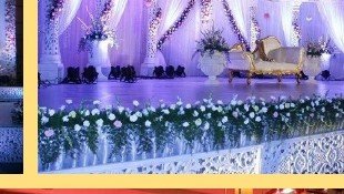 Draped Fabric Stage - Rajasthan Artist Booking Agency